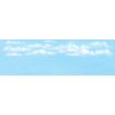 Peco Sky with Cumulus Cloud Backscene