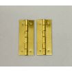 30mm Brass Plated Hinge Pair