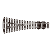 Peco SL-E99 3 Way Turnout, Medium Radius OO Gauge