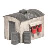 Peco Lamp Huts With Oil Drums (2) OO Gauge