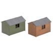 Peco Garden Sheds Timber Type (2) OO Gauge