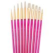 White Bristle Super Value Brush Pack