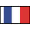 France Cotton Naval Tricolour Flag - 125mm