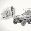 Takom 1/35 Scale German Army SdKfz 250/3 "Greif" Rommel's WWII Half-Track Vehicle Model Kit