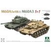 Takom 1/72 Scale US M60A1 w/ERA & M60A3 1+1, ca.1980s Model Kit