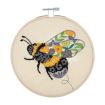Trimits Floral Bee Embroidery Hoop Kit