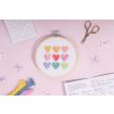 Trimits Ombre Hearts Embroidery Hoop Kit