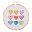 Trimits Ombre Hearts Embroidery Hoop Kit