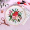 Trimits Rose Embroidery Hoop Kit