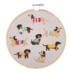 Trimits Dogs Embroidery Hoop Kit