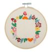 Trimits Floral Photo Frame Embroidery Hoop Kit