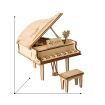 Rolife Grand Piano Wooden Model Kit
