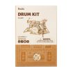 Rolife Drum Kit Wooden Model Kit