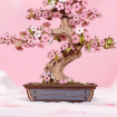Rolife Sakura Bonsai Wooden Model Kit