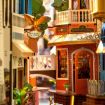 Rolife Romantic Venice 3D Wooden DIY Miniature House Book Nook