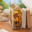 Rolife Holiday Café 3D Wooden DIY Miniature House Book Nook