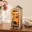 Rolife Holiday Café 3D Wooden DIY Miniature House Book Nook