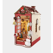 Rolife Christmas Indoor Scene 3D Wooden DIY Miniature House Book Nook