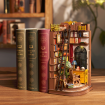 Rolife Silent Corner Study 3D Wooden DIY Miniature House Book Nook