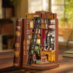 Rolife Silent Corner Study 3D Wooden DIY Miniature House Book Nook
