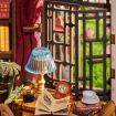 Rolife Silent Corner Study 3D Wooden DIY Miniature House Book Nook