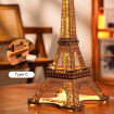 Rolife Night of the Eiffel Tower Wooden Model Kit