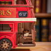 Rolife London Tour Bus Wooden Model Kit