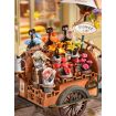 Rolife Blossom Cart Wooden Model Kit