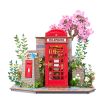 Rolife Blossom Book Booth Wooden Model Kit