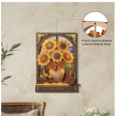 Rowood Golden Sunflower Wall Art 3D Wooden Puzzle Model Kit