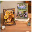 Rowood Golden Sunflower Wall Art 3D Wooden Puzzle Model Kit