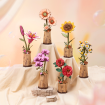 Rowood Light Orange Gerbera Daisy Wooden Model Kit