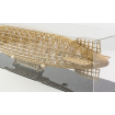 DW 1/408 Scale Hindenburg Zeppelin and Dust Cover Wooden Model Kit