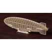 DW 1/408 Scale Hindenburg Zeppelin and Dust Cover Wooden Model Kit