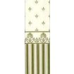 Grosvenor Gold and Cream Wallpaper for 12th Scale Dolls House