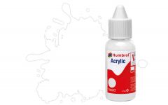 Humbrol Acrylic Dropper Bottles 14ml - Gloss - White