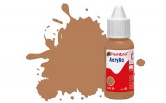 Humbrol Acrylic Dropper Bottles 14ml - Matt - US Tan