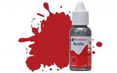 Humbrol Acrylic Dropper Bottles 14ml - Matt - Insignia Red