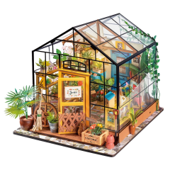 Rolife Cathy's Flower House DIY Greenhouse Miniature Kit