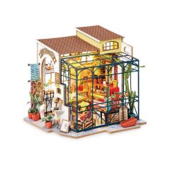 Rolife Emily's Flower Shop DIY Miniature Dollhouse Kit