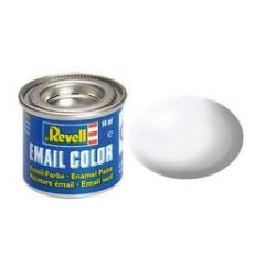 Revell Solid Silk Matt Enamel Paints - Silk Matt White