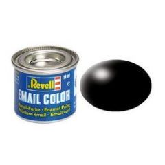 Revell Solid Silk Matt Enamel Paint - Black