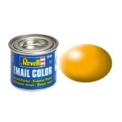 Revell Solid Silk Matt Enamel Paint - Lufthansa Yellow