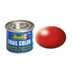 Revell Solid Silk Matt Enamel Paint - Fiery Red