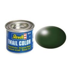 Revell Solid Silk Matt Enamel Paint - Dark Green