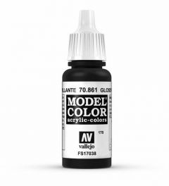 Vallejo Model Color 17ml  Gloss Black