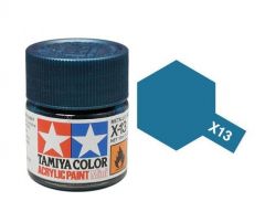 Tamiya Acrylic Gloss Paint (10ml) - Metallic Blue