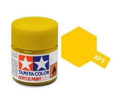 Tamiya Acrylic Flat Paint (10ml) - Flat Yellow