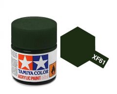 Tamiya Acrylic Flat Paint (10ml) - Dark Green