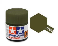 Tamiya Acrylic Flat Paint (10ml) - Olive Drab